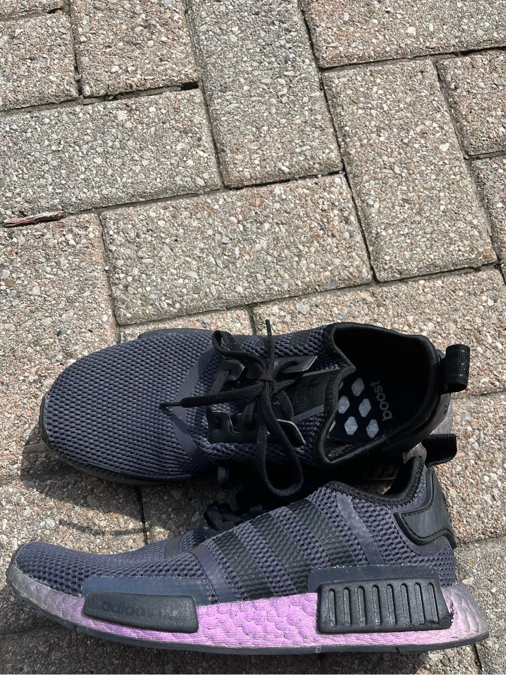 adidas NMD with Purple Boost Midsole